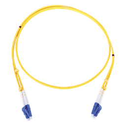 Jumper de Fibra Óptica Monomodo / LC/LC Dúplex / 9/125 / 1 m (3.28 ft) / ITU-T G.652.D