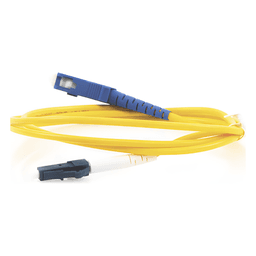 Jumper de Fibra Óptica Monomodo / LC/UPC-SC/UPC / Simplex / 1 Metro (3.28 Pies) / Baja Atenuación 0.35 dB/km