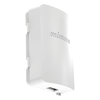 Protector PoE Gigabit / Protección Línea a Línea y Línea a Tierra / GDT 10 kA / IP54 / -40 a 55°C / Montaje en Pared