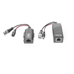 Kit de Transceptores Activos TURBO HD / Conversión 36/24 Vcc a 12 Vcc Regulados / Transmisión 200 m (656.2 ft) / Compatible HD-TVI, HD-CVI, AHD, CVBS / UTP Cat5e/6
