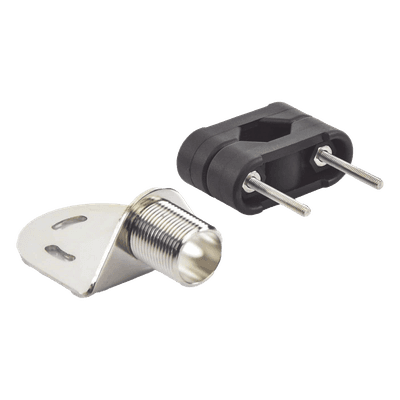 Soporte para Antenas Marinas / Adaptadores de Nylon / Rieles Cuadrados o Redondos / 22 mm, 25 mm y 32 mm / Acero Inoxidable