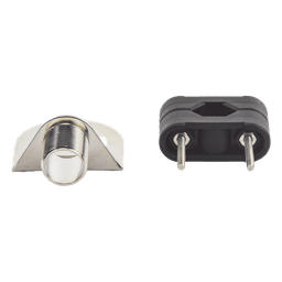 Soporte para Antenas Marinas / Adaptadores de Nylon / Rieles Cuadrados o Redondos / 22 mm, 25 mm y 32 mm / Acero Inoxidable