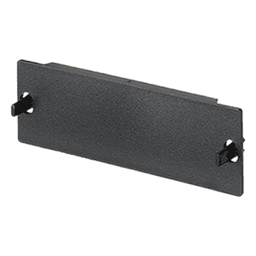 Placa Ciega / Reserva Espacio Paneles Fibra Óptica / TIA/EIA-568-C.3 / Color Negro