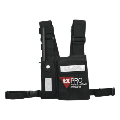Pechera Táctica / Soporte Universal para Radio / Cinta Adherente de Seguridad / Sujeción para Bolígrafo / Uso en Exteriores