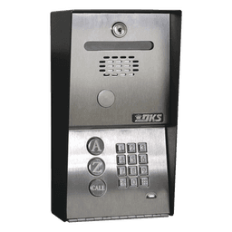 Audioportero Telefónico / 100 Números / Control 2 Puertas / Montaje Sobreponer / Anti Vandálico / Línea Análoga o Digital