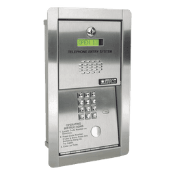 Audioportero telefónico / 600 números / Control 2 puertas / Empotrable / Marcación 16 dígitos / Línea digital o analógica / 16 VAC / 250 mA