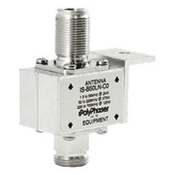 Protector Coaxial RF / 10-1000 MHz / 50 Ω / N Hembra / Bloqueo DC / 20 kA / Mampara