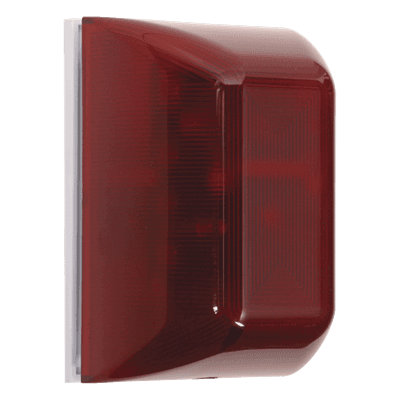 Minicontrolador Audiovisual / Alertas Visuales y Audibles / 32 Sonidos / 8 Patrones LED / Color Rojo