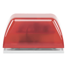 Minicontrolador Audiovisual / Alertas Visuales y Audibles / 32 Sonidos / 8 Patrones LED / Color Rojo