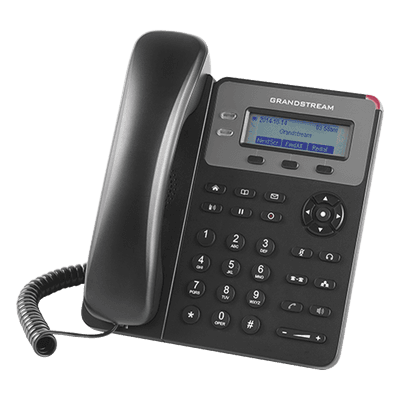 Teléfono IP / 1 Cuenta SIP / 2 Líneas / Pantalla LCD 132x48 / PoE / 3 Teclas Programables / Conferencia 3 Vías