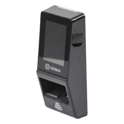 Lector de Huella / Pantalla Táctil 2.8" / Sensor FBI PIV IQS / Mifare / PoE / Wi-Fi Opcional / IP65 / IK08 / 10,000 Usuarios