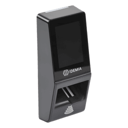 Lector de Huella / Pantalla Táctil 2.8" / Sensor FBI PIV IQS / Mifare / PoE / Wi-Fi Opcional / IP65 / IK08 / 10,000 Usuarios