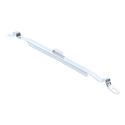 Clip Recto Automático para Charola / Peralte 54 mm / Acabado Electro Zinc / Resistente a Intemperie