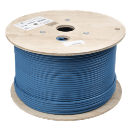 Bobina de Cable Blindado F/UTP / Cat6A / 4 Pares / 23 AWG / CMR Riser / 305 m (1000 pies) / 500 MHz / 10GBase-T
