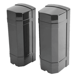 Detector Perimetral de Doble Rayo Infrarrojo / Alcance 60 m (196.9 ft) Exterior / 180 m (590.6 ft) Interior / IP65 / 4 Frecuencias Ajustables / Tiempo de Respuesta 12-250 ms