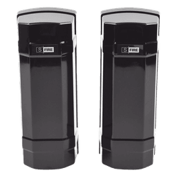 Detector Perimetral de Doble Rayo Infrarrojo / Alcance 60 m (196.9 ft) Exterior / 180 m (590.6 ft) Interior / IP65 / 4 Frecuencias Ajustables / Tiempo de Respuesta 12-250 ms