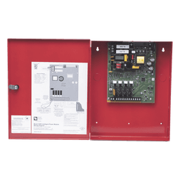 Fuente de Alimentación Remota Direccionable / 6 A / 4 Salidas NAC o Auxiliar 24 VCC / Gabinete Rojo / 12.25' x 16' x 3'