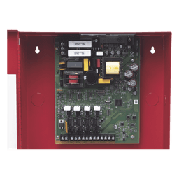Fuente de Alimentación Remota Direccionable / 6 A / 4 Salidas NAC o Auxiliar 24 VCC / Gabinete Rojo / 12.25' x 16' x 3'
