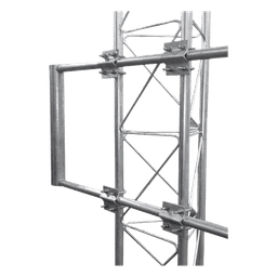 Brazo para Torre Arriostrada / Acero ASTM A-36 / Galvanizado por Inmersión / Tubo Principal 60 cm (1.97 ft) Ø 2' / Tubos Laterales 80 cm (2.62 ft) Ø 1' / Torres hasta 60 cm (1.97 ft)