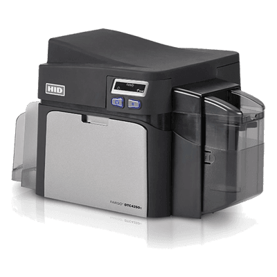 Impresora de Tarjetas ID / Dye Sublimation y Transferencia Térmica de Resina / 300 dpi / Cifrado AES-256 / USB 2.0 y Ethernet / Capacidad 100 Tarjetas