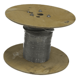 Cable Sensor para Cerca Perimetral / 305 m (1000 ft) / Armadura de Acero / Detección hasta 3 m (10 ft) / 22 Niveles de Sensibilidad / Requiere Unidad Analizadora