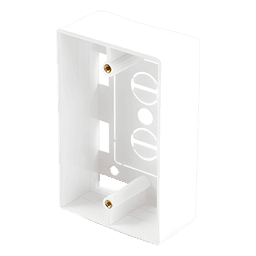 Caja de Pared Universal / 6 Puertos / 70x115x36 mm / UL 94V-0 / ANSI/TIA/EIA-568-C.2 / 0.23x0.38x0.12 ft