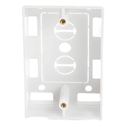 Caja de Pared Universal / 6 Puertos / 70x115x36 mm / UL 94V-0 / ANSI/TIA/EIA-568-C.2 / 0.23x0.38x0.12 ft