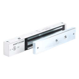 Chapa Magnética Electromagnética / 600 lb (272 kg) / 12/24 VDC Seleccionable / Sensor de Estado de Unión / LED / Uso Interior