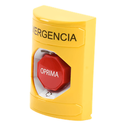 Botón de Emergencia Multifuncional / Acción Mantenida / LED Multicolor / UL/cUL/ADA / Diseño Antivandálico / Uso Interior-Exterior