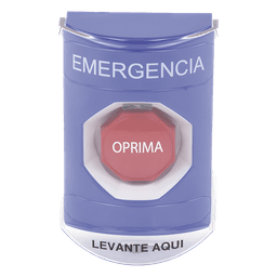 Botón Multipropósito de Superficie / Compatible ADA / Tapa de Policarbonato / Bocina Pre Alarma / Doble Relé SPDT 10A@250 VCA / LED 12-24 VAC/DC / Uso Interior