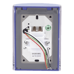 Botón Multipropósito de Superficie / Compatible ADA / Tapa de Policarbonato / Bocina Pre Alarma / Doble Relé SPDT 10A@250 VCA / LED 12-24 VAC/DC / Uso Interior