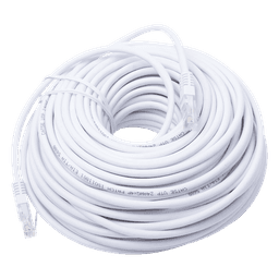 Cable de Parcheo UTP Cat5e / 30 m (98.43 ft) / 100 Ohm / 10/100Base-T / Blanco