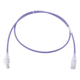 Patch Cord Cat6 UTP / 28AWG / 0.91 m (3 ft) / CM/LS0H / Diámetro 4.0 mm / Violeta