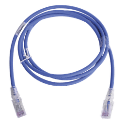 Patch Cord Cat6 UTP / CM/LS0H / 1.52 m (5 pies) / 250 MHz / PoE / Ultra Delgado / Azul