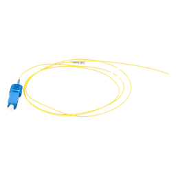 Pigtail de Fibra Óptica / SC/UPC Simplex / Monomodo OS1/OS2 / OFNR / 1 Metro (3.28 Pies) / Amarillo