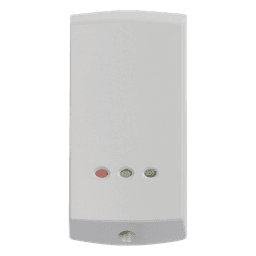Lector de proximidad autónomo / 10,000 usuarios / 12VCC / Exterior / 38 x 78 x 12.7 mm (1.5 x 3.1 x 0.5 in)