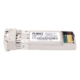 Transceptor WDM SFP+ / 10G LC / Fibra Monomodo 60 km (37 mi) / Hot-Swappable / 0°C a 60°C
