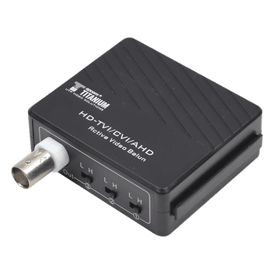 Receptor de Video Activo / Transmisión 400 m (1312.3 ft) / HD-TVI/CVI/AHD/CVBS / 2 Megapixel / Inmunidad al Ruido 60 dB / Protección contra Sobretensión Grado III