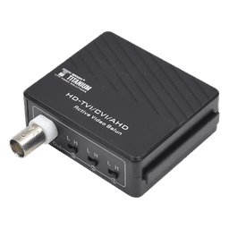 Receptor de Video Activo / Transmisión 400 m (1312.3 ft) / HD-TVI/CVI/AHD/CVBS / 2 Megapixel / Inmunidad al Ruido 60 dB / Protección contra Sobretensión Grado III