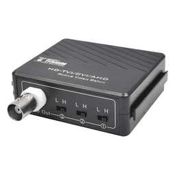 Receptor de Video Activo / Transmisión 400 m (1312.3 ft) / HD-TVI/CVI/AHD/CVBS / 2 Megapixel / Inmunidad al Ruido 60 dB / Protección contra Sobretensión Grado III