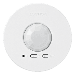 Sensor de Ocupación Inalámbrico de Techo / PIR 360° / Cobertura 30.2 a 62.4 m² (324 a 676 ft²) / RF 18 m (59 ft) / Batería CR123 / 10 Años de Duración