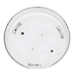 Sensor de Ocupación Inalámbrico de Techo / PIR 360° / Cobertura 30.2 a 62.4 m² (324 a 676 ft²) / RF 18 m (59 ft) / Batería CR123 / 10 Años de Duración