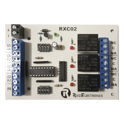 Controlador de Esclusa / 2 Puertas / 3 Relevadores / Temporizadores 0-30 s / 12 VCC / Entrada de Emergencia