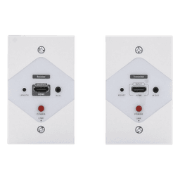 Extensor HDMI en Placa de Pared / 1080P @ 60 Hz / 40 m (131.2 ft) / Cat 6/6A/7 / IR Bidireccional / HDCP 1.4a/1.2a / Cero Latencia