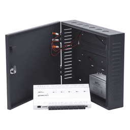 Controlador de Acceso 4 Puertas / 20,000 Huellas / 30,000 Tarjetas / TCP/IP / ADMS PUSH / Fuente 12V 5A / Gabinete