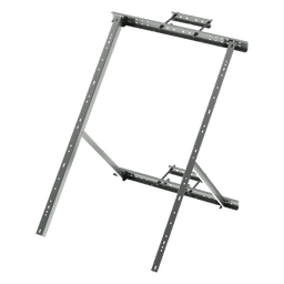 Soporte de Montaje para Panel Solar / Ajustable 25° a 50° / Galvanizado Electrolítico / 15 kg / Torre y Poste