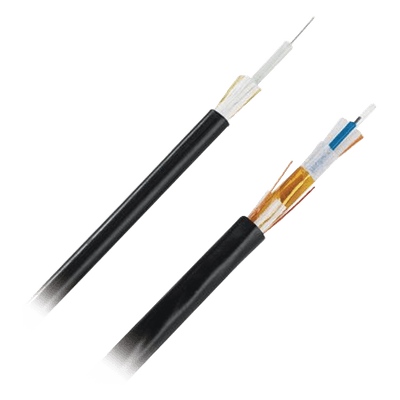 Cable de Fibra Óptica / 6 Hilos / Multimodo OM4 50/125 / Interior-Exterior / Loose Tube 250μm / OFNR Riser / 2 pies (0.6 m) Marcas