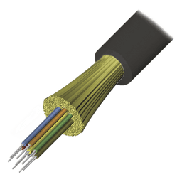 Cable de Fibra Óptica / 12 Hilos / Monomodo OS2 / Tight Buffer / Dieléctrico / Plenum OFNP / Interior-Exterior / 1 Metro (3.28 Pies)