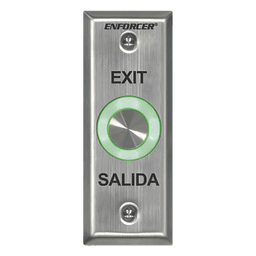 Botón de Salida Piezoeléctrico / IP65 / LED Bicolor Verde-Rojo / Toggle y Temporizador 1-30 s / Contactos NA/NC 2A / Acero Inoxidable