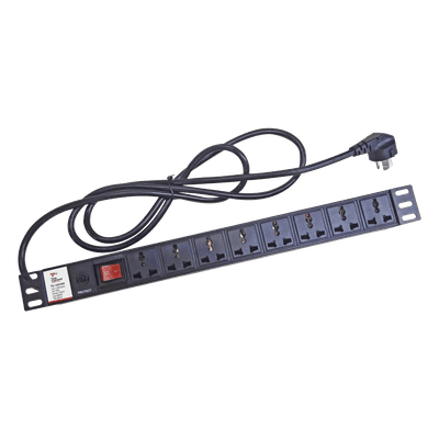 Protector de sobretensiones / 120 Vca / 8 contactos / 15 A / 10 kA / Rack